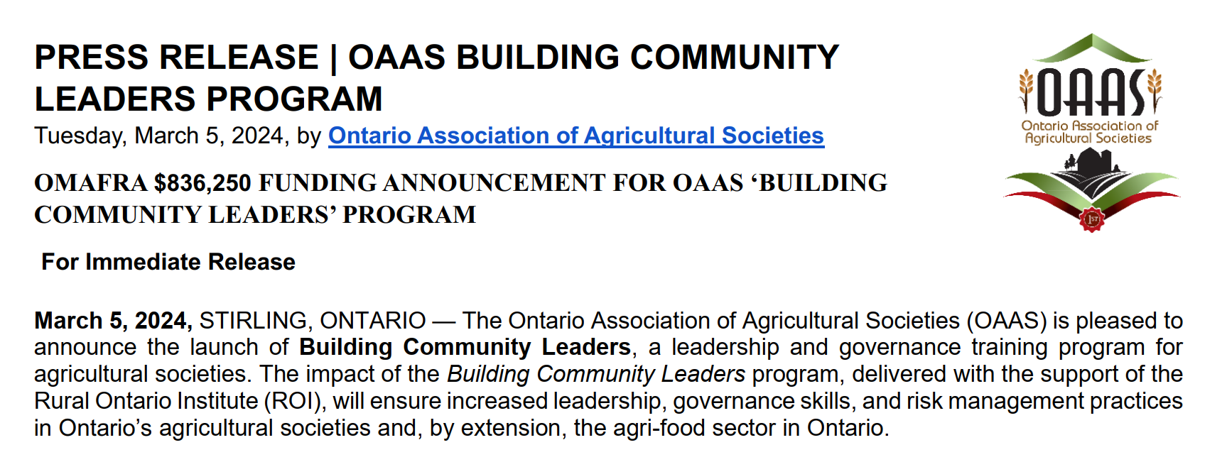 OAAS Press Release picture 2